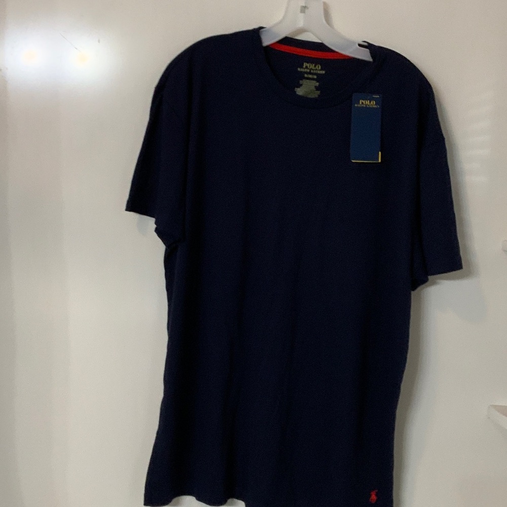 Polo by Ralph Lauren Men's Dark Navy Blue Supreme Comfort sleepwear tee